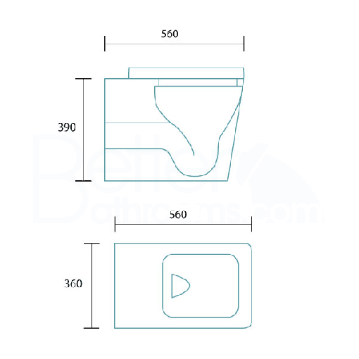 Havana Back to Wall Toilet