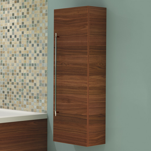 Aspen™ 120cm Walnut Wall Mounted Storage Unit
