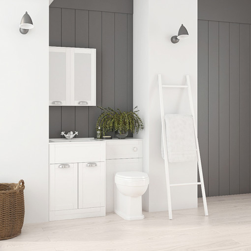 Nottingham 600 White Combination Unit With Park Royal