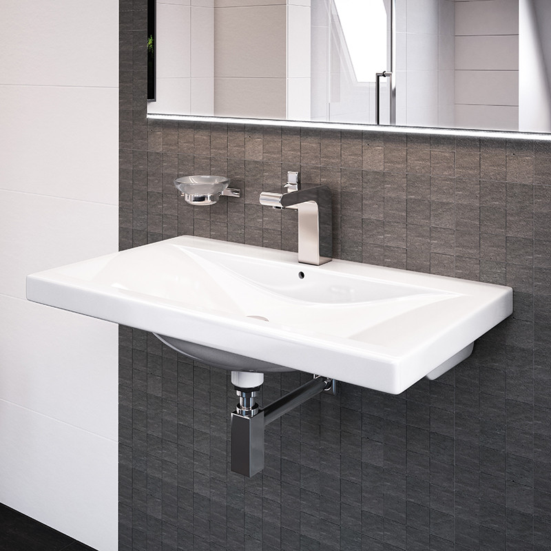 Auckland 600mm Wall Mounted Basin