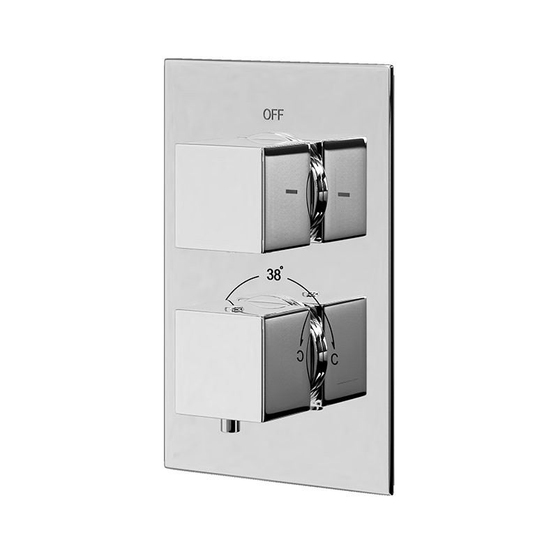 EcoCube Concealed Dual Control Shower Valve with Diverter