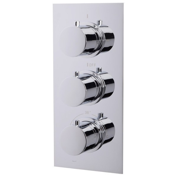 EcoS9 Concealed Triple Control Shower Valve with Diverter