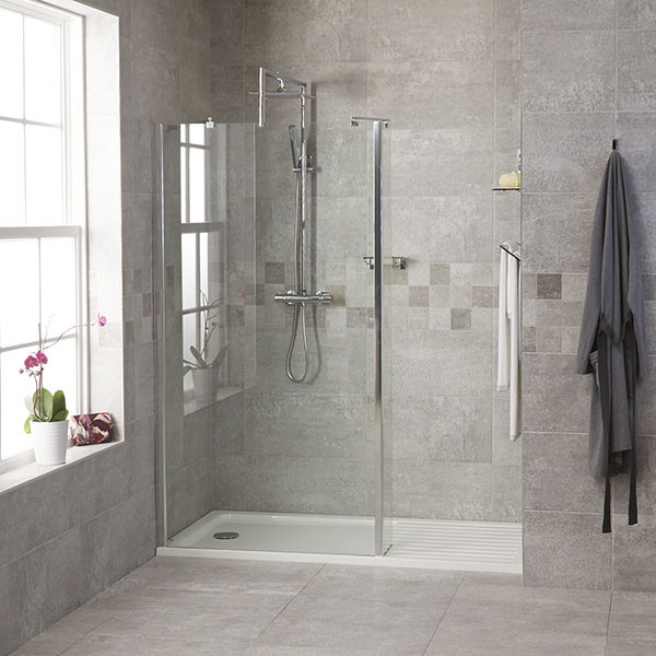 1850 X 1200 Walk In Glass Shower Screen
