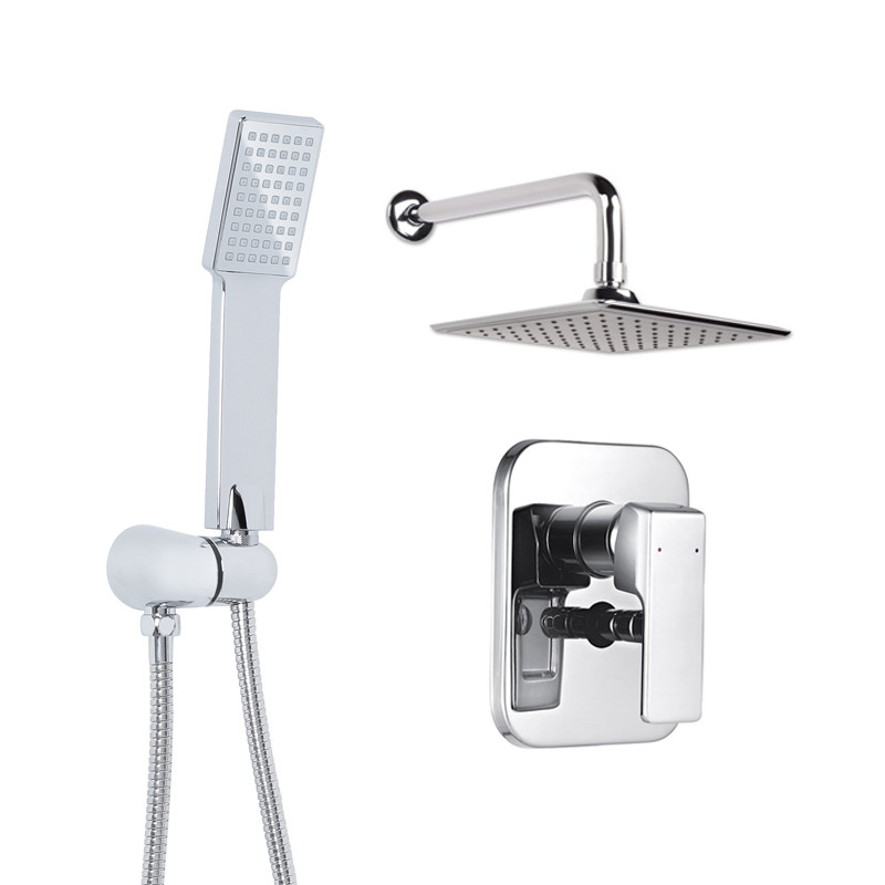 Serrator Premium Concealed Dual Control Shower Mixer with handset and