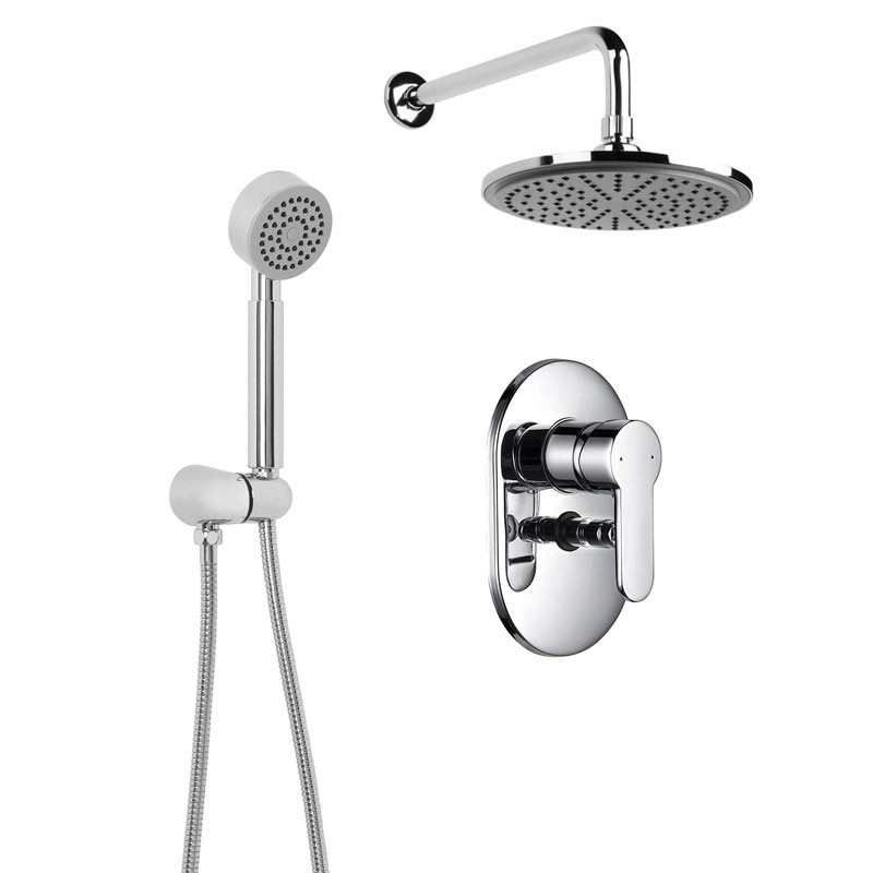 Nuovo Premium Concealed Dual Control Shower Mixer with head and handset