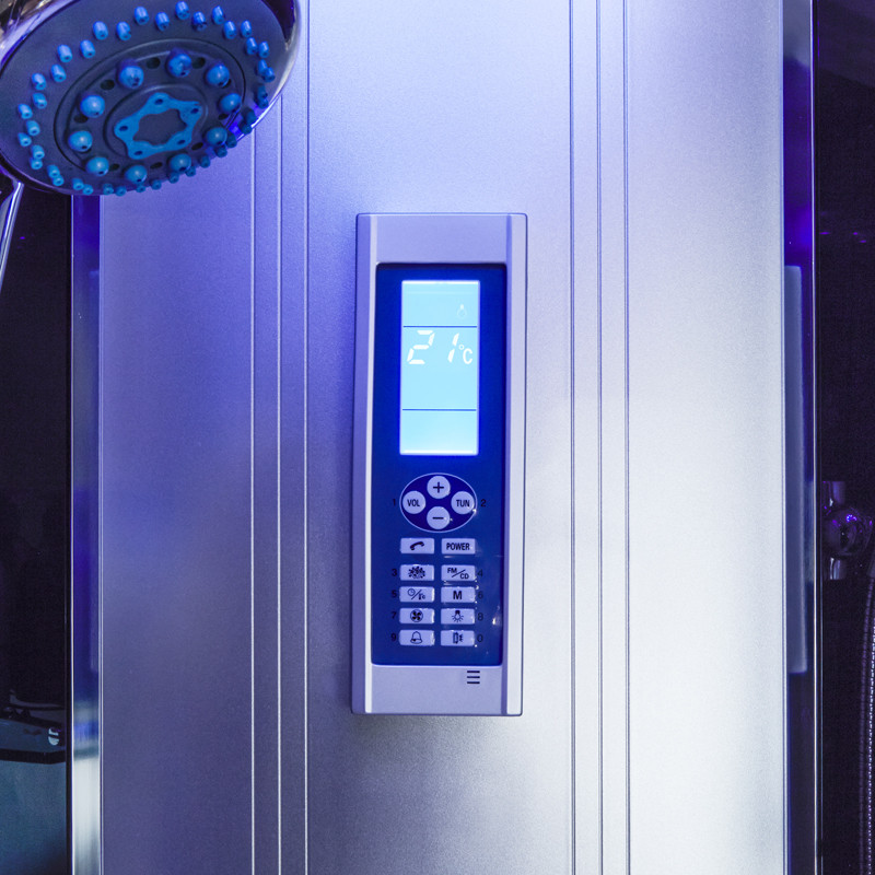 900 Quadrant Steam Shower Cabin with 6 Body Jets