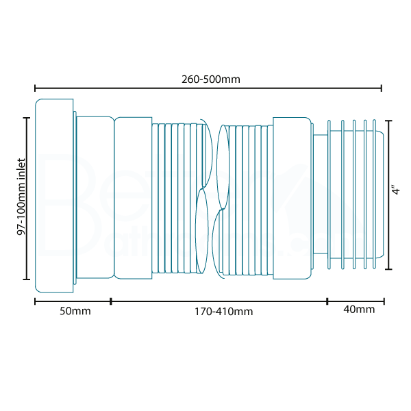 McAlpine Flexi Pan Connector WC F26R