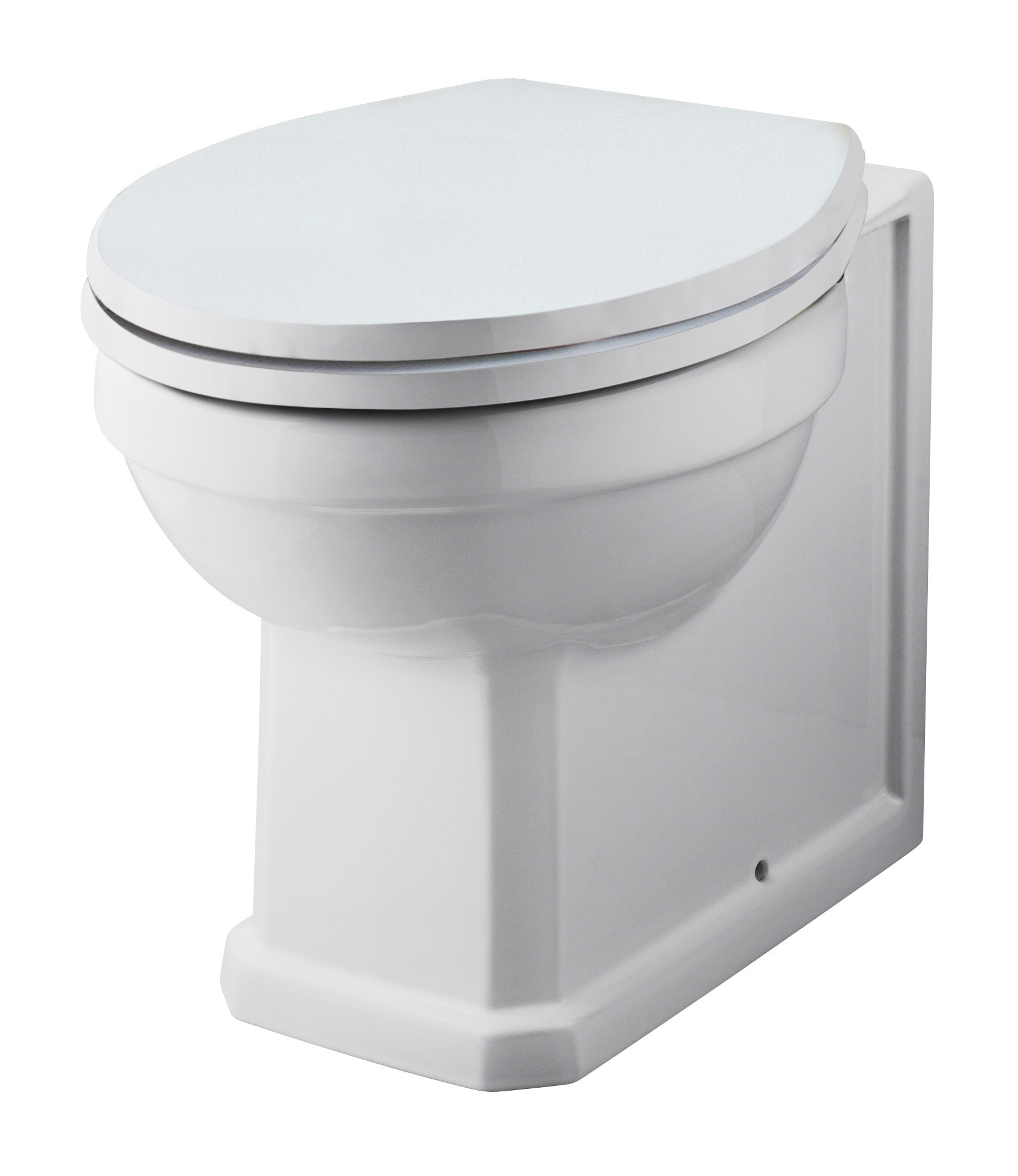Nottingham White Wc Unit With Park Royal Back To Wall Toilet