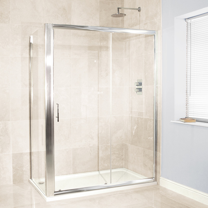 Aquafloe 6mm 1200 X 700 Sliding Door Shower Enclosure