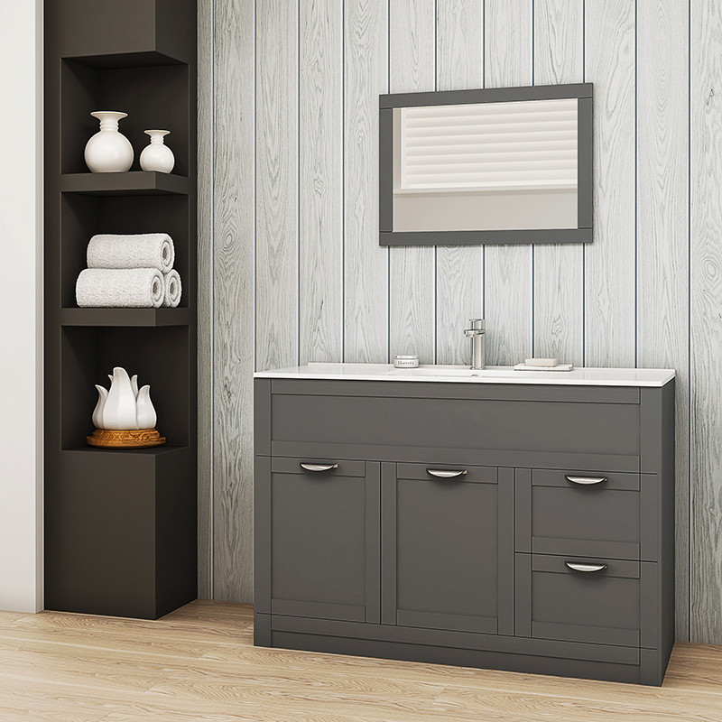 Nottingham Grey 1000 Vanity Unit