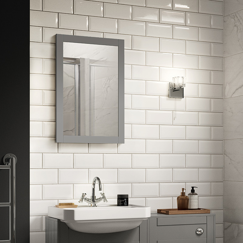 Nottingham Grey Framed Mirror