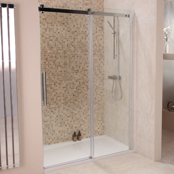1400 x 900 Aquafloe Elite ll 8mm Sliding Shower Enclosure