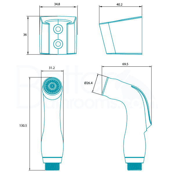 DM Series Luxury Douche Kit