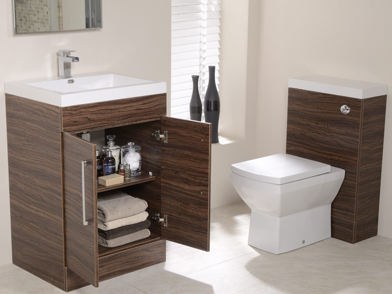 TD Walnut 600 Vanity Unit