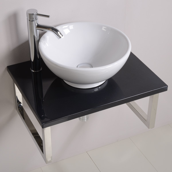 Countertop 60 Shelf and Shell Basin