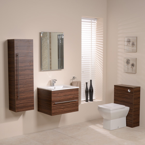 Aspen\u2122 600 Walnut Bathroom Furniture Pack