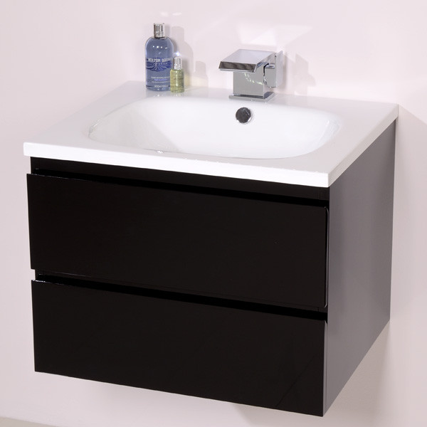 Barcelona 600 Black Vanity Unit