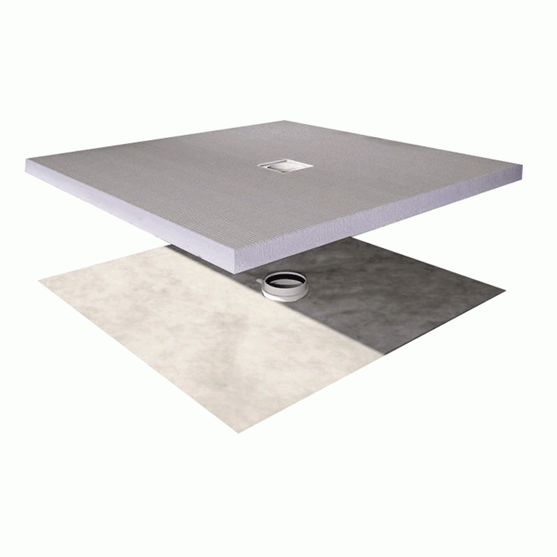 Wet Floor Tray with Offset Waste