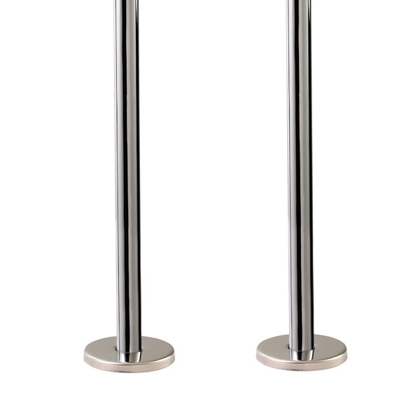 Chrome Plated Pipe & Base Covers 300mm