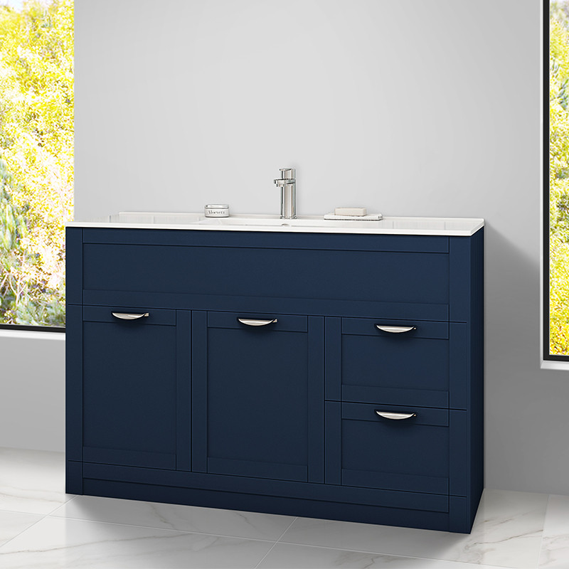 Nottingham Indigo Blue 1000 Vanity Unit
