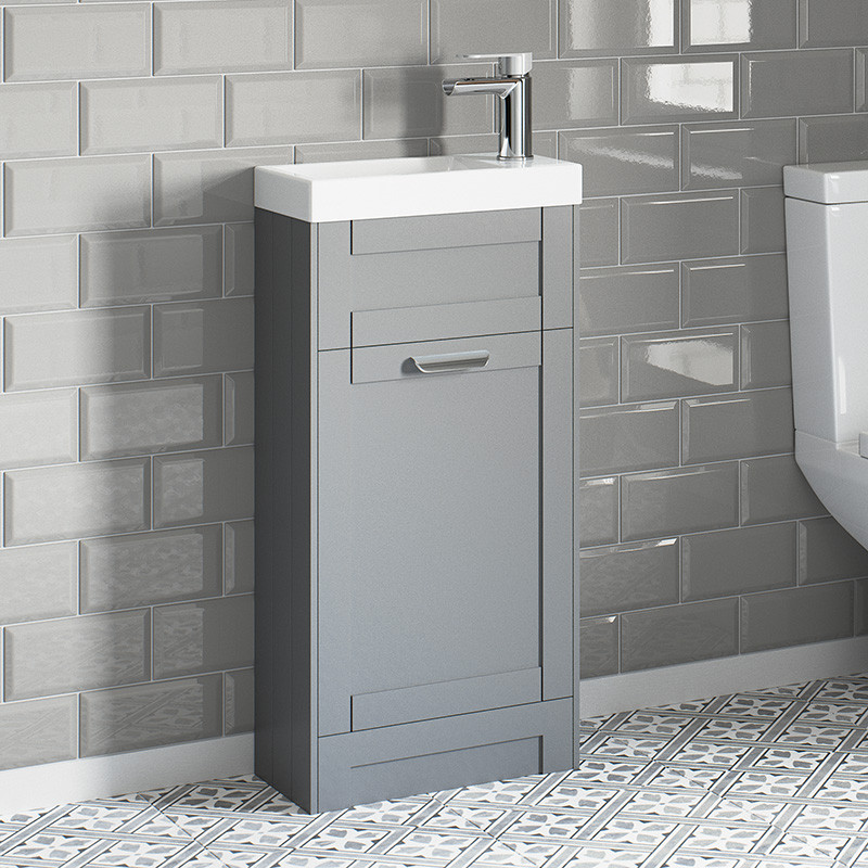 Nottingham Grey 400 Vanity Unit