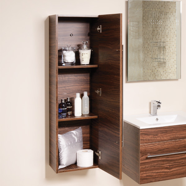 Aspen™ 120cm Walnut Wall Mounted Storage Unit