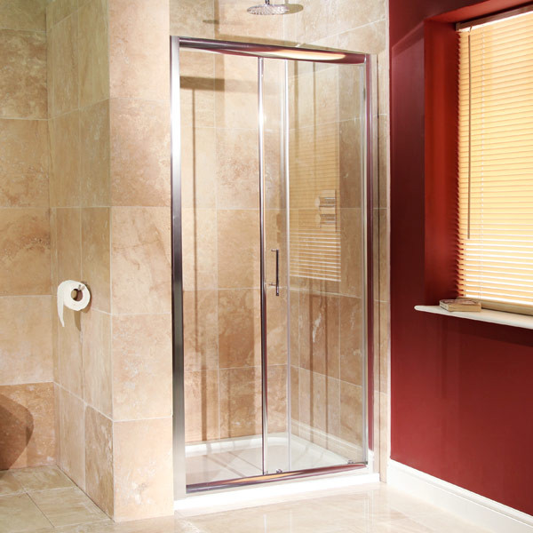 Aquafloe™ 6mm 1000 x 700 Sliding Door Shower Enclosure