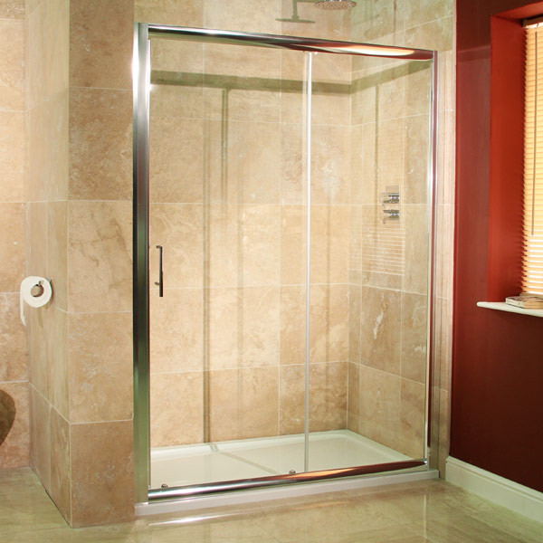 Reversible 6mm 1200 x 700 Sliding Door Shower Enclosure