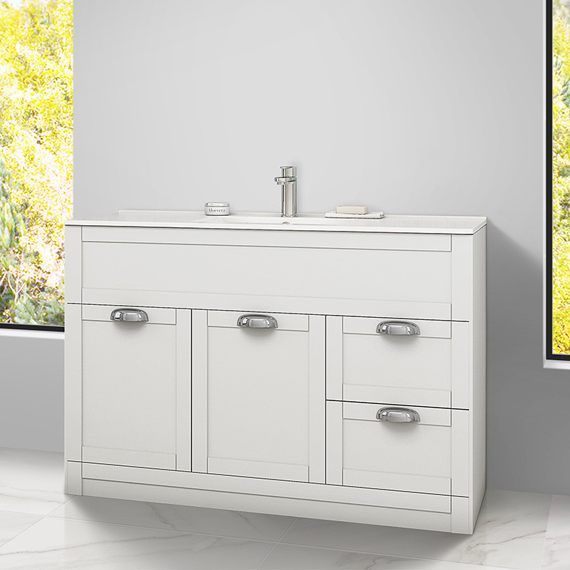 Nottingham White 1000 Vanity Unit