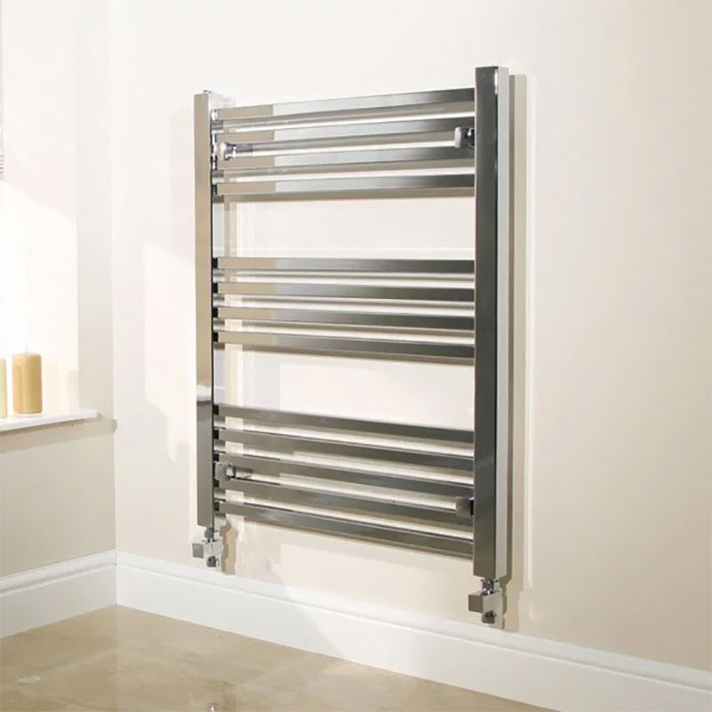 Beta Heat 800 x 600mm Square Chrome Heated Towel Rail