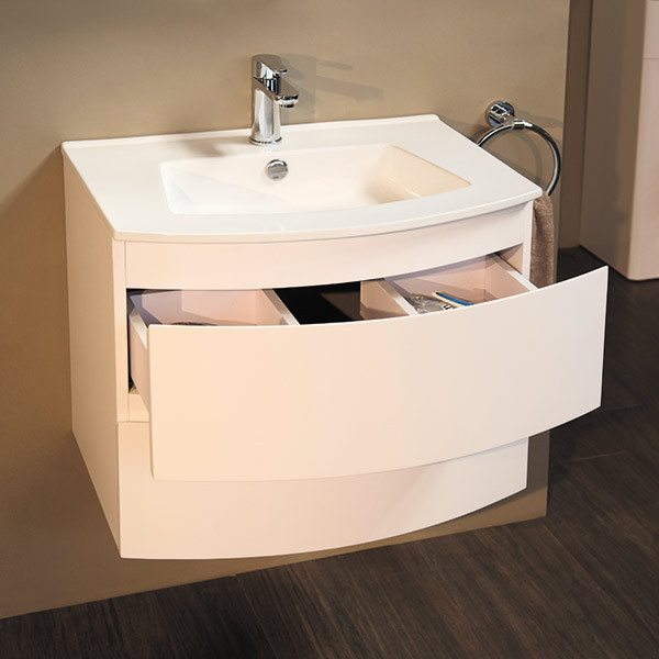 Voss™ 620 Wall Mounted Vanity Drawer Unit and Basin
