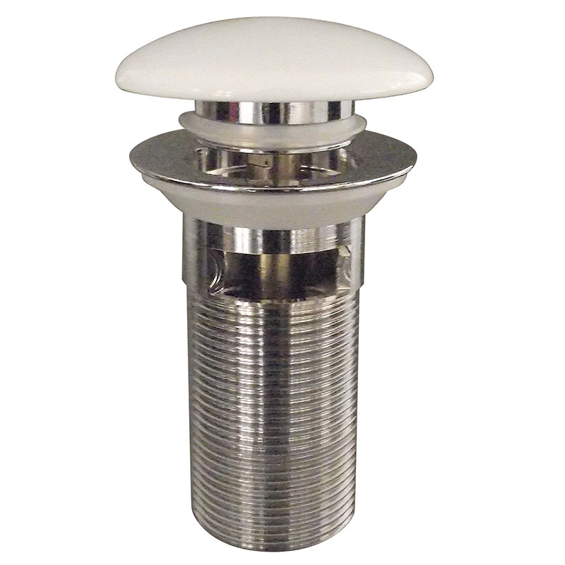 RAK Click Clack Basin Slotted Waste White