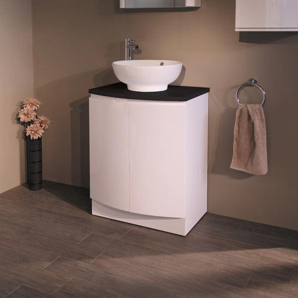 Voss 620 Floor Mounted Black Countertop Vanity Unit 620 Doors Pacific Black Top Jpg