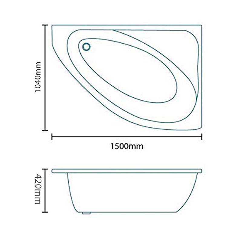 Vienna Right Hand Corner Bathroom Suite