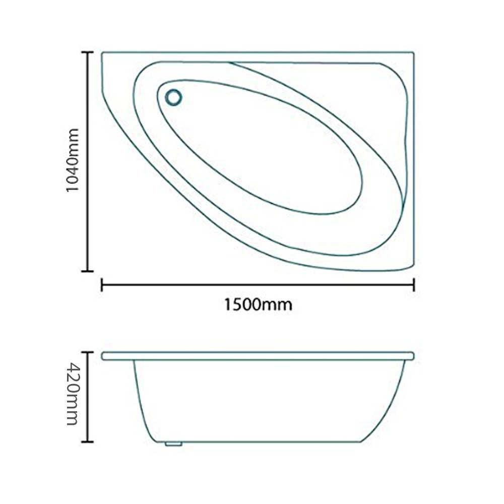 Vienna Right Hand Corner Bathroom Suite