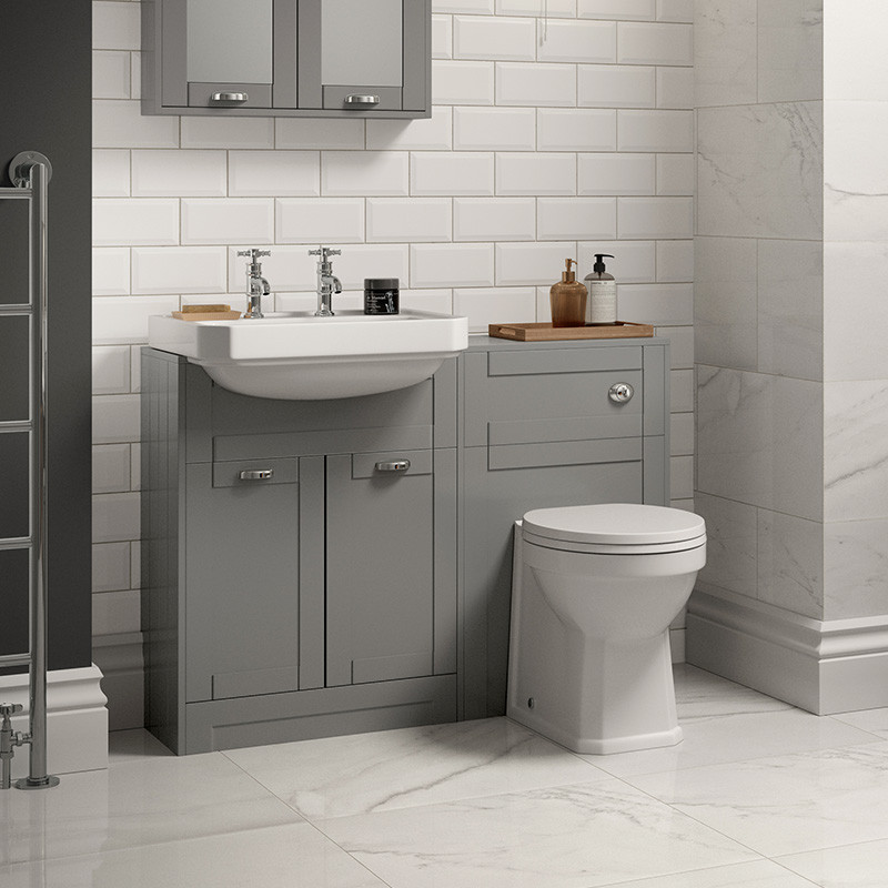 Nottingham Grey Semi Inset Combination Unit with Park Royal™ Back to