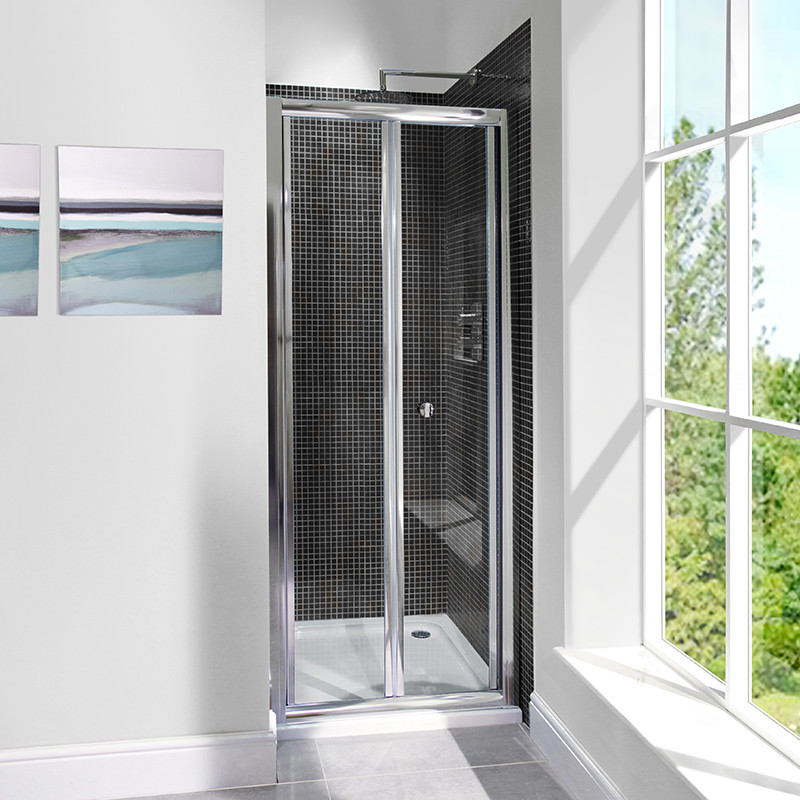 6mm 700 Bi Fold Door Shower Enclosure