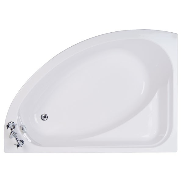 left hand corner baths