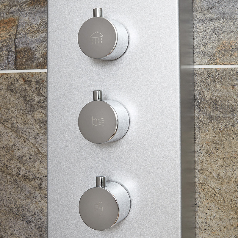 EcoWave Thermostatic Shower Tower Panel