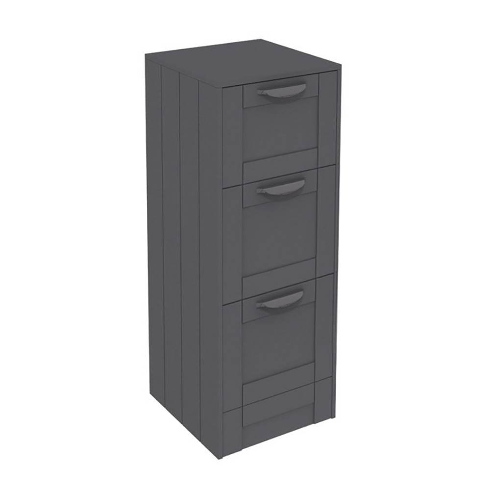 Nottingham Grey 3 Drawer Storage Unit