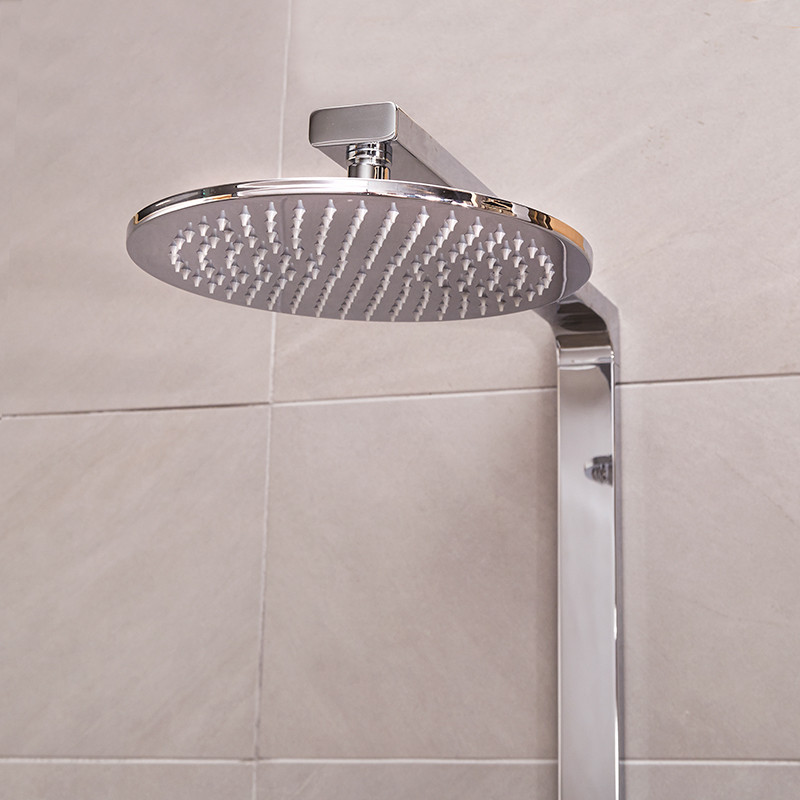 Montroc Premium Rigid Riser Shower Rail Kit with Dual Valve