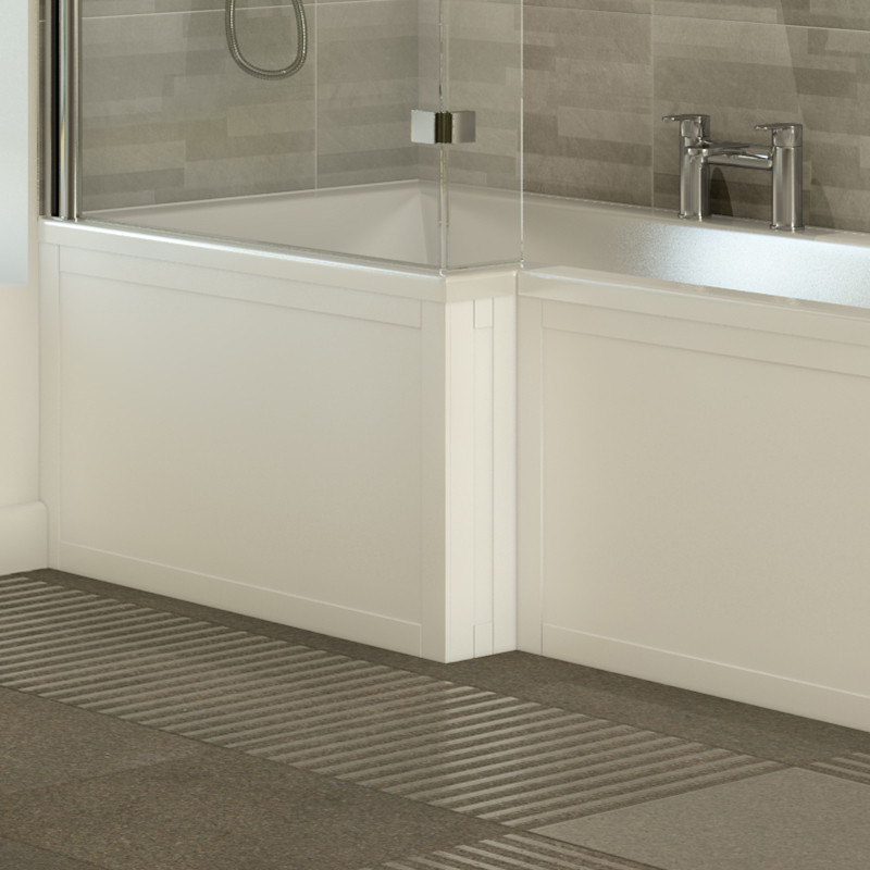 Nottingham White L shape Front Panel