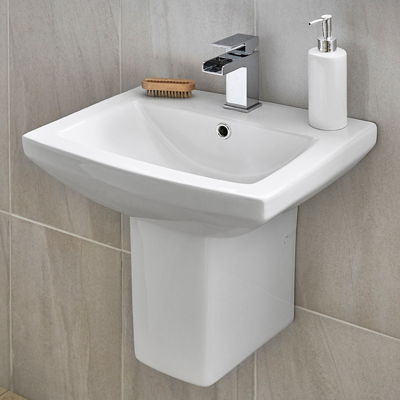 Tabor™ 460mm Basin and Semi Pedestal