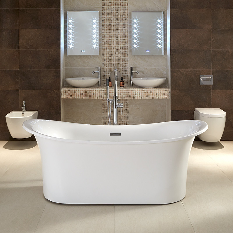 Torrelino 1700 x 800mm Double Ended Slipper Bath