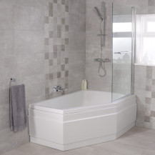Corner Shower Baths 10 Off Trio 1500 X 1000 Right Hand Shower Bath