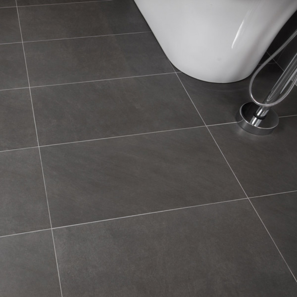 Large Format Ego Coal Glazed Porcelain Wall/Floor Tile (1000 x 1000 Pixel)