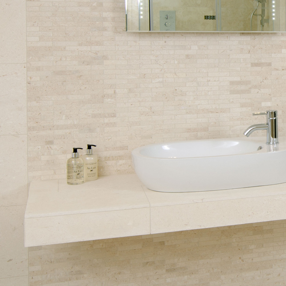 Irish Cream Honed Marble Mosaic