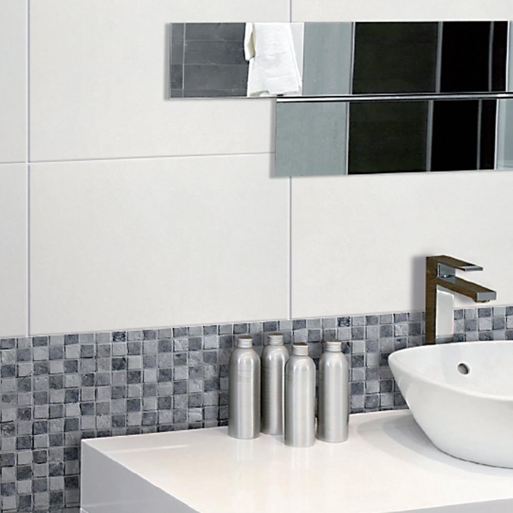 Tuscany White Gloss Rectified Wall Tile