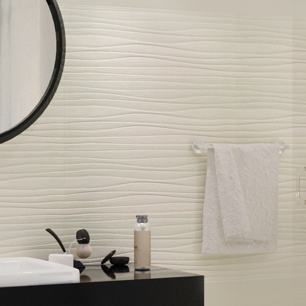 Magic Beige Wave Décor Wall Tile