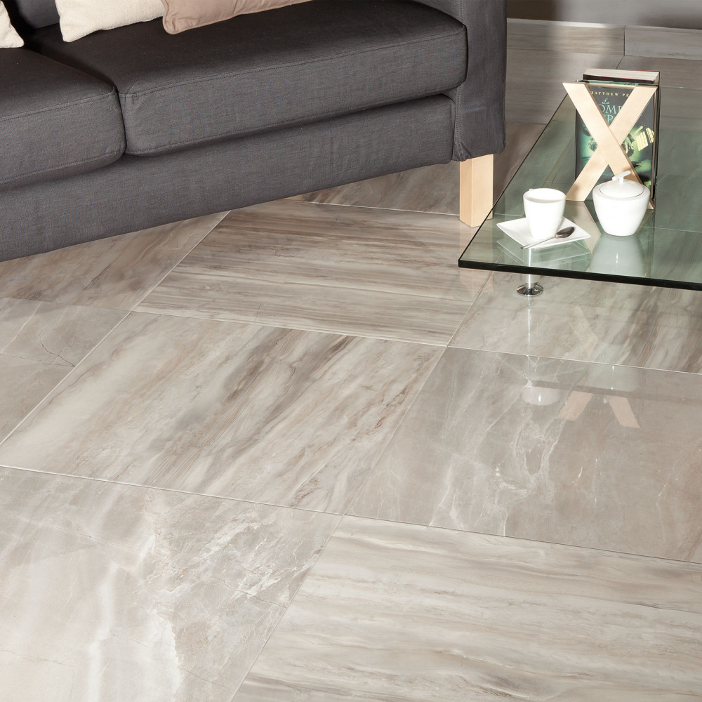 Atrium Kios Gris Glazed Porcelain Floor Tile